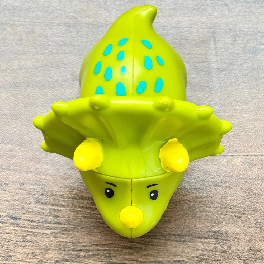 Fisher Price Little People Replacement Triceratops Green Dinosaur Figure Playset